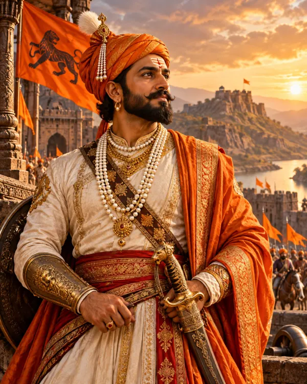 Portrait of Chhatrapati Shivaji Maharaj, British Museum