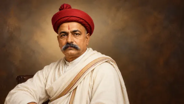 Bust of Lokmanya Tilak at S. P. College, Pune