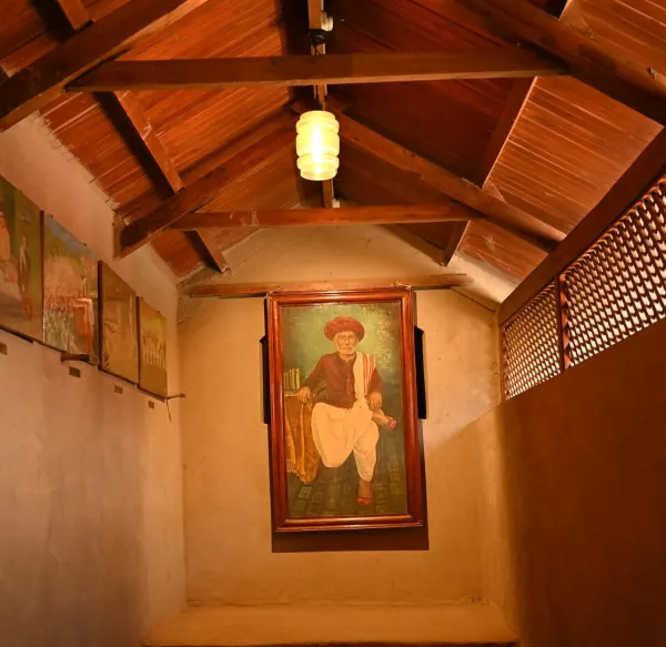 Portrait of Mahatma Jyotirao Phule in Phule Wada, Pune