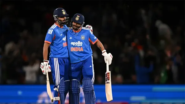 India Pull Off a Record T20I Chase to Beat New Zealand by 4 Wickets in Christchurch