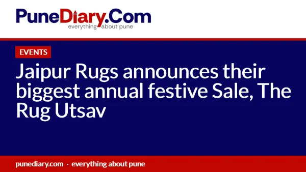 Jaipur Rugs announces their biggest annual festive Sale, The Rug Utsav