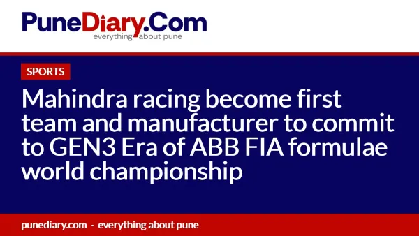 Mahindra racing become first team and manufacturer to commit to GEN3 Era of ABB FIA formulae world championship