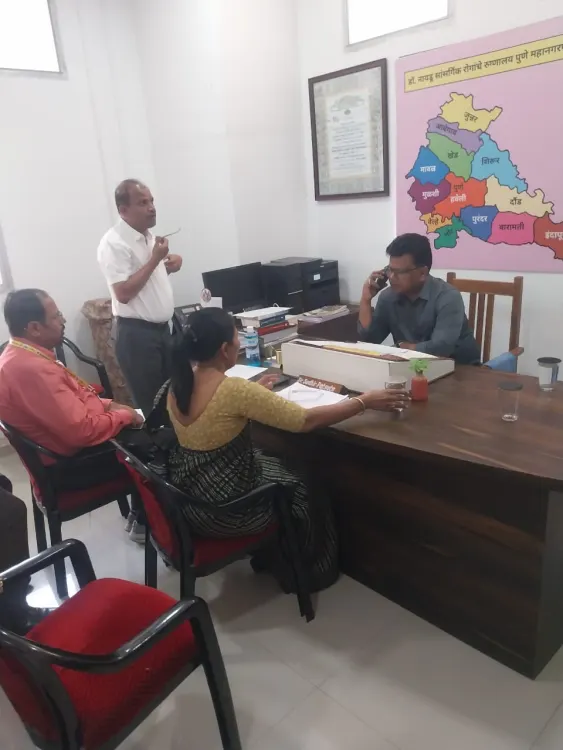 Review meeting at Dr. Naidu Hospital, Baner