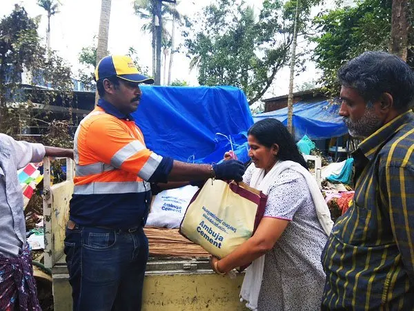 Ambuja Cement takes lead to stabilise lives of flood-affected people in Kerala