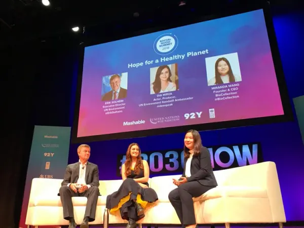 Dia Mirza represents the country, voices strong opinion at the Social Good Summit in New York