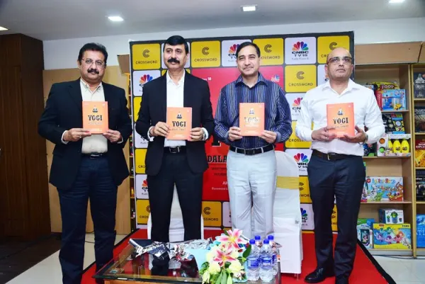 Yogi on Dalal Street book launched at Crossword book store