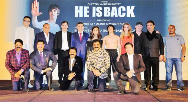 Grand launch of martial arts exponent Chitah Yajnesh Shetty’s Hollywood film titled ‘He is Back’ in Dubai