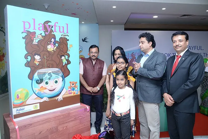 Dr. Chetan Ginigeri, Consultant Paediatric Intensivist - ASTER CMI Hospital, Dr. Parimala V Thirumalesh,Sr Consultant, Neonatology & Paediatrics, ASTER CMI Hospital, Dr. Nitish Shetty, CEO, Aster CMI Hospital, Mr Shivakumar Singh, Himalaya baby care