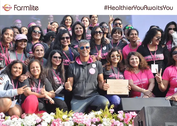 Sunfeast Farmlite in association with the Spirit of Pinkathon encourages more than ten thousand women to achieve a healthier lifestyle