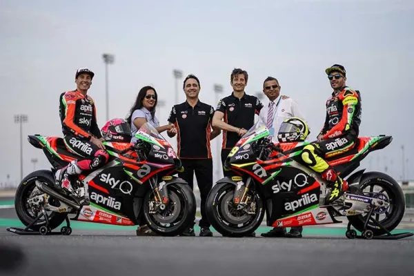 Gulf Oil strengthens Adventure Sports Portfolio by Partnering with Piaggio Group to aim for the top in MotoGP