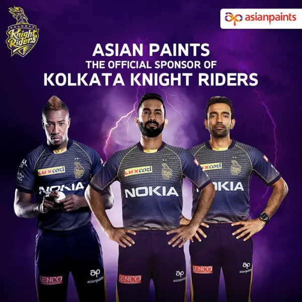 Asian Paints Announces Sponsorship with Kolkata Knight Riders for Vivo Indian Premier League (IPL) 2019