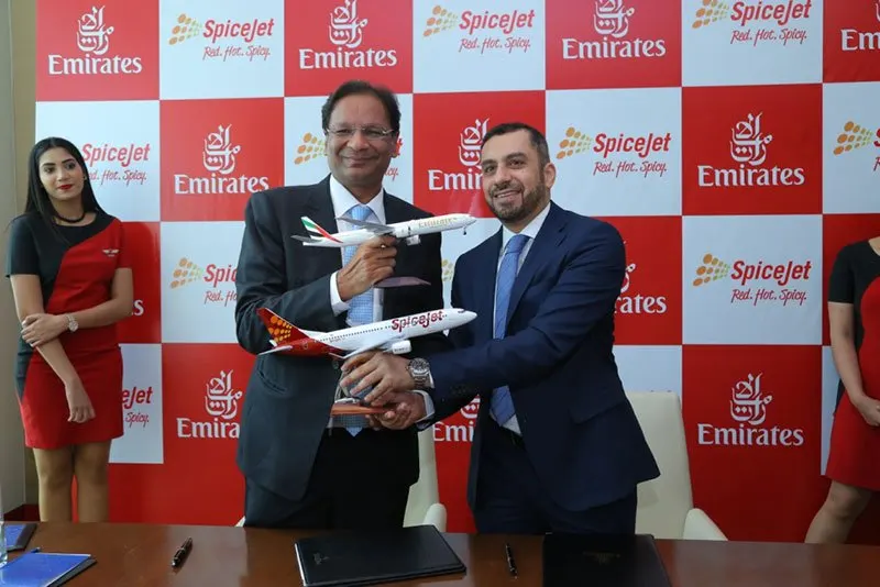 SpiceJet, Emirates sign MoU for codeshare partnership