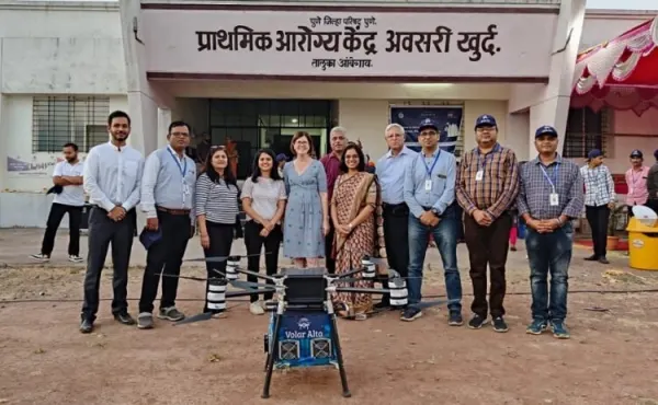 Drone Based Delivery of Medical Essentials Launched In Pune District