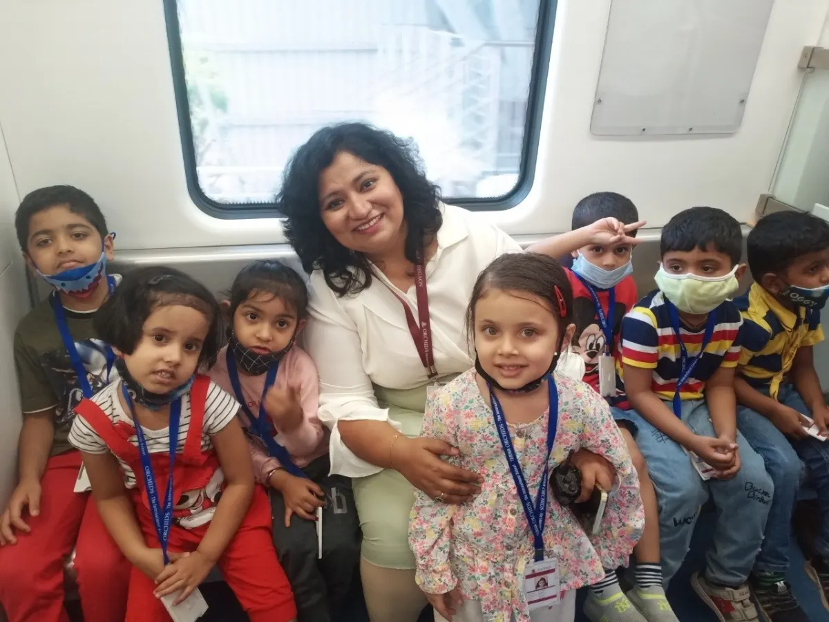 Orchids Ambegaon organises first of its kind field trip