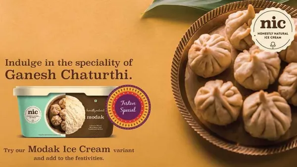 Celebrate Ganesh Chaturthi in style with Modak ice cream by NIC Honestly Natural Ice Cream