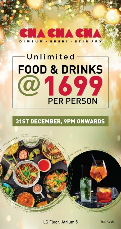 Let’s get the party rolling with Allora and Cha Cha Cha this New Year’s eve