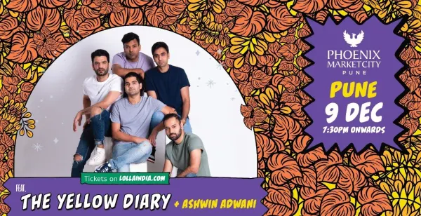 Meet The Yellow Diary, an Indie Alt-Rock Band performing live at Phoenix Marketcity, Pune