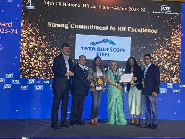 Tata BlueScope Steel Recognized by CII HR Excellence Award 2023-24