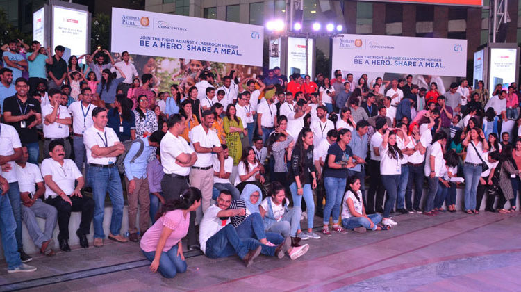 Akshaya Patra in partnership with Concentrix India & DLF CyberHub