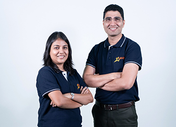 LEAD Co-founders Sumeet Mehta and Smita Deorah.